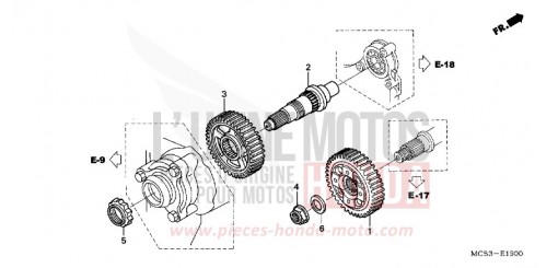 ENGRENAGE DE SORTIE ST1300A4 de 2004